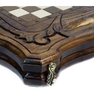 Handcrafted Wooden <b>Chess</b> <b>Set</b> With Intricate Carved Board And Solid <b>Wood</b> Pieces Premium Modern Strategy Game For Family Enjoyment - Product Image 6