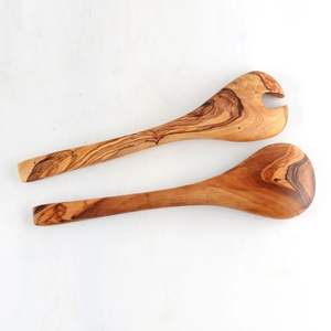 Cuillère d'angle en bois d'acacia Nicolas Vahe, robuste, de qualité alimentaire, ustensile de cuisine durable, design ergonomique, cuillère à salade durable - Product Image 2