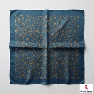 Écharpe courte imprimée sur mesure, tissu, marque privée, fabricant textile OEM ODM pour accessoires de mode, vente en gros, exportation - Product Image 1