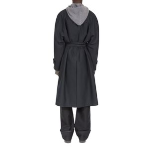 <b>Men's</b> Long <b>Tailored</b> Coat Sophisticated Warm Winter Outerwear Classic Fashion Apparel Wholesale Supplier Wool Blend Warm Winter - Product Image 3