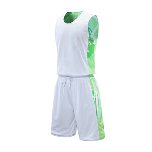 Ensemble de maillots de basket-ball personnalisés pour hommes grandes tailles, sublimation, respirant, grande taille, vêtements d'entraînement sportif pour équipe - Product Image 2