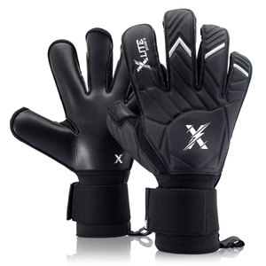 Nouveaux gants d'entraînement de gardien de but de football professionnels, paume en cuir, adhérence totale, antidérapants, pour hommes et jeunes. - Product Image 1