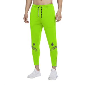 Pantalon de jogging noir pour homme, taille élastique, cordon de serrage, bande latérale, décontracté, fitness, logo sur la jambe droite, respirant, pour l'automne - Product Image 4