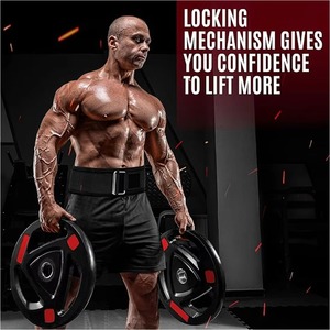 Professional Neoprene Weightlifting Belt Gym Fitness Workout <b>Back</b> Support Cushion Powerlifting Strength Training Waist <b>Protector</b> - Product Image 4
