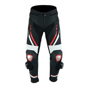 Pantalon de moto en cuir respirant et imperméable de haute qualité avec logo et design personnalisés Pantalon de moto en cuir pour homme - Product Image 1