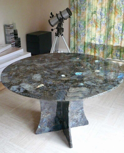 Décoration de table en pierre de labradorite naturelle, artisanale, en forme de cœur, écologique, de luxe, pour la maison, marque SACK Uttar - Product Image 6