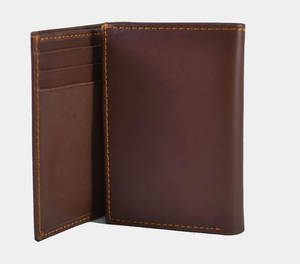 Portefeuille classique pour homme en cuir véritable, blocage RFID, fermeture à rabat, portefeuille court à double pli pour un usage quotidien, cadeau, argent liquide - Product Image 5