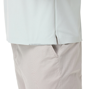 Nouveau produit 2025, polo pour homme, tendance, vert clair, col classique, coupe ajustée, personnalisable sur demande - Product Image 6