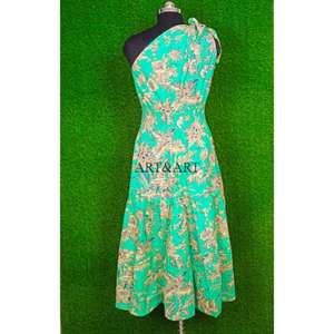 Vestido indio de algodón hecho a mano, largo, personalizable, multicolor, vestido de verano, sexy, para fiesta, sin mangas, regalo para mujer. - Product Image 3