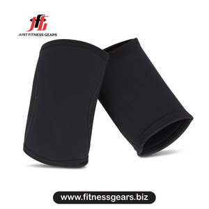 Genouillère de compression en néoprène, universelle, unisexe, noire et rouge, pour protection - Product Image 4
