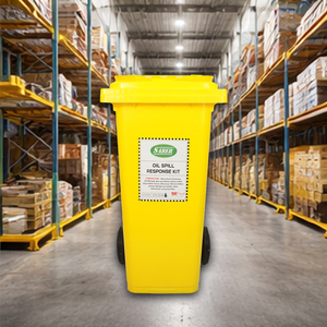 Oil Spill Kit 240L Bin Container Oil Only Absorbent Pads Sock Industrial Emergency Spill Response Leak Cleanup Equipment Made - Product Image 3