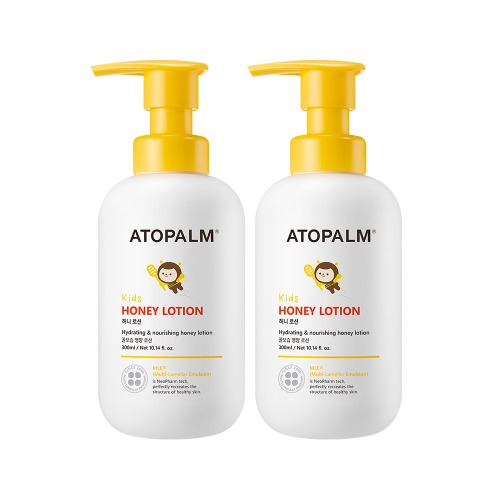 Neopharm Discount Atopalm Kids Honey Lotion 300ml X 2 Sets for Baby's Skin Care