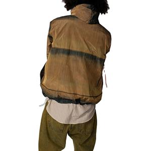 Chaqueta de nailon a prueba de viento con capucha y estampado de flores de poliéster 100%, jersey con cremallera, ropa deportiva personalizada, chaqueta cortavientos con forro estampado - Product Image 6