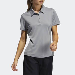 Polo de Manga Corta Transpirable para Mujer, de Algodón, Color Sólido, Informal, Tejido, con Botones, para Verano 2026 - Product Image 3