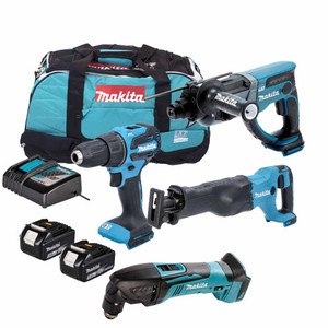 <b>Hot</b> Sales Makitas LXT1500 <b>18</b>-Volt LXT Lithium-Ion Cordless 15-Piece Combo Kit (3.0Ah) Power Tools FREE SHIPPING - Product Image 1