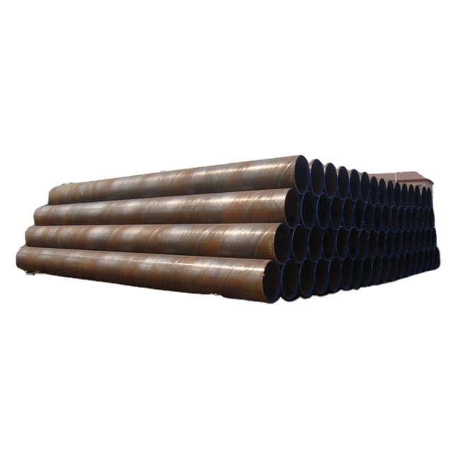 Fusion Bond Epoxy Coating ASTM A53 GR.B API 5L PSL1/PSL2 5mm-25.4mm Wall Thickness  SSAW STEEL PIPE