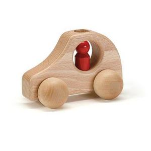 Jouet à pousser et à tirer en bois fait main, animaux (cheval, chien, chariot), en bois naturel, pour tout-petits et enfants, activités de jeu, cadeau, Vietnam - Product Image 3