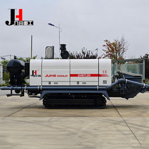 DHBTL40 60 80 Diesel-Raupenanhänger Betonpumpe Dieselbetriebene Mobile Raupenbetonpumpe Kleine Betonpumpe Preis - Product Image 2