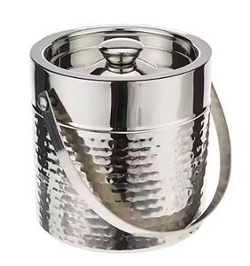 Stainless Steel Champagne Wine Cooler Beverages Tub Leakproof High Quality Metal Wine <b>Beer</b> Whisky Chiller <b>Bucket</b> 2026 Design - Product Image 3