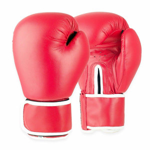 Gants de boxe en cuir bleu et jaune Econex Sports, antidérapants, à lacets, pour adultes, pour l'entraînement en salle de sport - Product Image 4
