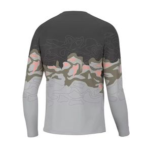 Chemise de pêche pour adultes avec logo personnalisé, hommes, UPF 50, imperméable, séchage rapide, respirante, polyester, élasthanne, légère, vêtements de pêche en plein air - Product Image 6