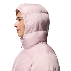 <b>Women</b> Longline Puffer <b>Jacket</b> 360 GSM Polyester Quilted Thermal <b>Winter</b> Coat Water Resistant <b>Warm</b> Outdoor Travel OEM Private Label - Product Image 6