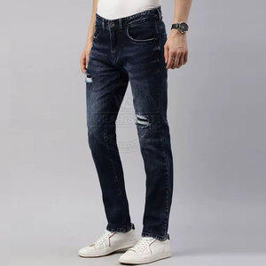 Pantalons pour hommes sur mesure, design respirant et écologique, design unique, jeans lavés très vendus en gros - Product Image 3