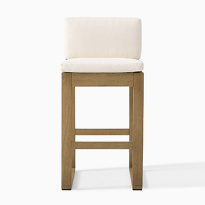 Elegant High Back <b>Bar</b> Chair for Restaurant Furniture <b>Set</b> with Upholstered Seat for Modern Dining Furniture - Product Image 2