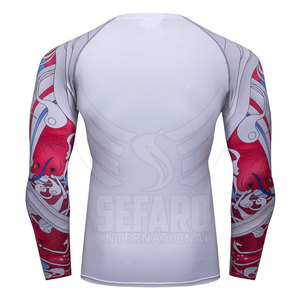 Rashguard sur mesure, best-seller, faible MOQ, couleur unie, qualité supérieure, marque privée - Product Image 3