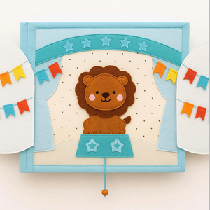 Libro de Actividades de Fieltro Big <span class=keywords><strong>Circus</strong></span> |   Juguete Mágico Interactivo para Niños Pequeños |   Libro Sensorial Educativo Hecho a Mano para Niños Pequeños, Juguetes Sensoriales - Product Image 2