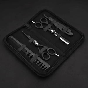 Wholesale Hairdressing Hair <b>Scissors</b> Hair Cutting Barber Salon Shears <b>Mustache</b> Beard Hairdresser Shears - Product Image 4