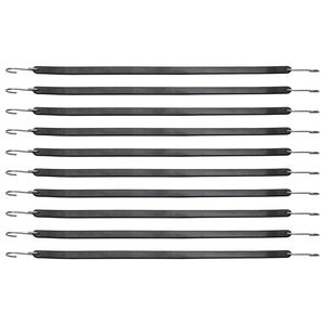 Corda Elastica Piatta Resistente da 50 Pezzi con Ganci a S in Acciaio da 19,8 mm, Corda Elastica da 53 cm per il Controllo del Carico, Accessori per Teloni e Camion - Product Image 6