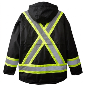 Ropa de Trabajo de Seguridad, Alta Visibilidad, Reflectante, Poliéster Rip-Stop, Uniforme de Trabajo Unisex con Bolsillo, Chaqueta de Seguridad - Product Image 4