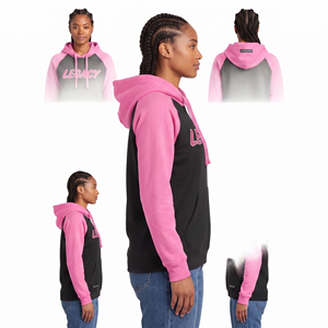 Chemise à manches longues à col rond brodée avec blocs de couleur, respirante, unisexe, coupe classique, décontractée - Product Image 3