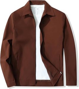 เสื้อแจ็คเก็ตฤดูหนาวคุณภาพสูงสำหรับผู้ชาย แจ็คเก็ตน้ำหนักเบาแบบมีซิป และแจ็คเก็ตแบบมีฮู้ด - Product Image 5