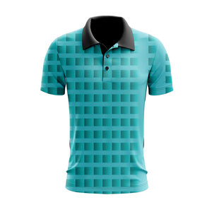 Camiseta de Golf Personalizada 100% Algodón, Tejido de Punto Transpirable para Sublimación, Ropa de Equitación para Hombre - Product Image 2