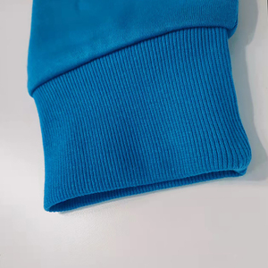 Sudadera con capucha para mujer, de color sólido, de algodón, tejida, informal, de manga larga, para otoño - Product Image 3