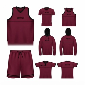 Conjunto de Ropa de Baloncesto para Hombre ONSTYLE, Estampado Sublimado, Chaleco de Poliéster que Absorbe la Humedad, Sudadera con Capucha, Camiseta Polo, Pantalones Cortos, para Todas las Temporadas - Product Image 6