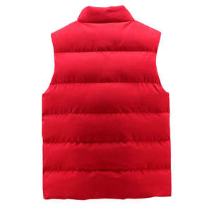 2026 Hot Selling Cheap Prize <b>Men's</b> Sleeveless Puffer Vest Customize Fabric Solid Pattern Loose Fit Padded Bubble Jacket for <b>Men</b> - Product Image 5
