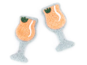 Adorno de cóctel de fieltro hecho a mano: Juguetes de simulación para niños, bebidas de fieltro, materiales para manualidades - Comercio justo y fabricado de forma ética - Product Image 2