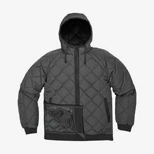 Chaqueta Acolchada con Capucha, Unisex, Camuflaje, Forro Acolchado, Resistente al Agua, Nailon Ripstop 180g, Corte Regular, Ropa de Invierno, Logotipo Personalizado - Product Image 1