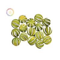 Kerstavond decoratieve hele citroen gemaakt van gedroogde groene limoen uit Vietnam, goedkope prijs, groothandel gedroogd citrusfruit, gespleten.