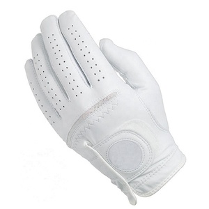 Gant de golf blanc en cuir Cabretta complet confortable et respirant - Product Image 1