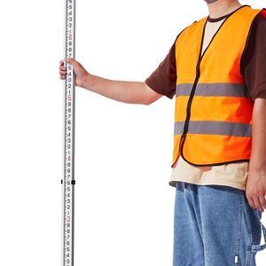 Bastone Telescopico in Alluminio da 20 Piedi/10 Metri con 6 Sezioni, Strumento di Misurazione dell'Altezza a Doppia Scala 1/10ft - Product Image 4