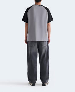 Camiseta de Cuello Alto Personalizada al por Mayor, 220 g/m², 100 % Algodón, Impresión Personalizada, Manga Corta, Corte Regular, Unisex, Ecológica - Product Image 6