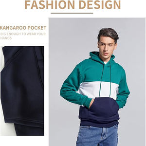 Top Tendance En Gros Impression Personnalisée Broderie Hommes Hoodies Avec Polaire French Terry Tissu Pull À Capuche pour Hommes - Product Image 5