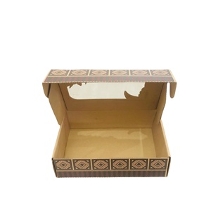 Customized Logo 3-Layer Corrugated Rigid Boxes Offset 4-Color Printing Recycled Paperboard Packaging UV Glossy <b>Lamination</b> for - Product Image 2