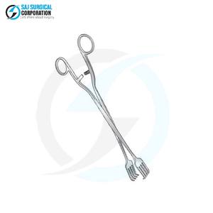 Pinzas Tenaculum Pratt, Herramienta Quirúrgica Manual de Acero Inoxidable de Grado Médico, Certificación CE Clase II para Uso Ginecológico y Obstétrico - Product Image 2