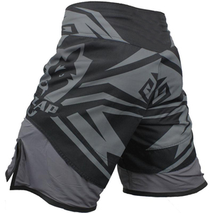 Pantalones Cortos Deportivos para Entrenamiento de MMA, Transpirables, Elásticos, Ligeros, Cómodos, 100% Poliéster, Antibacterianos, OEM, ODM - Product Image 2