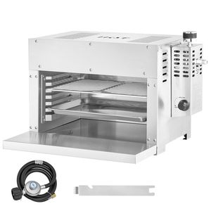 Parrilla Portátil de Acero Inoxidable para Asar Carne a la Propano, 6 Niveles Ajustables, Infrarroja, 1500 Fahrenheit, para Barbacoa - Product Image 1